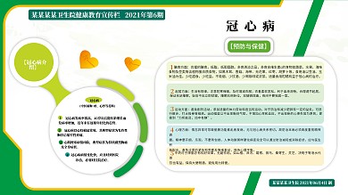 医疗展板冠心病展板