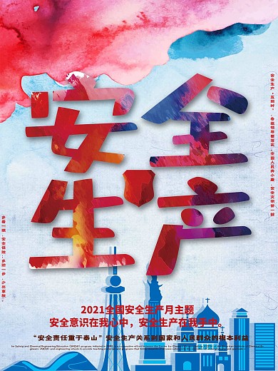 2019全国安全生产月主题海报
