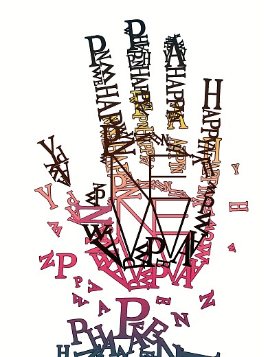 手掌版式平面设计