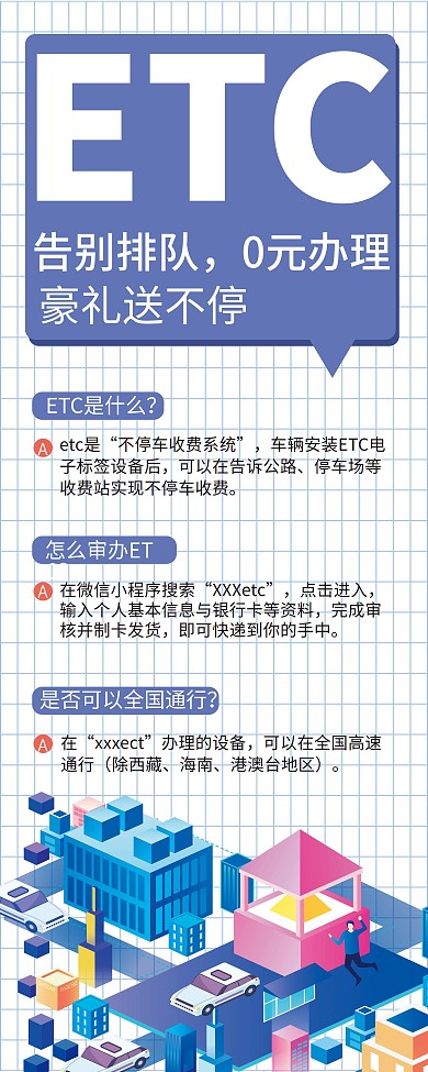 ETC办理宣传易拉宝