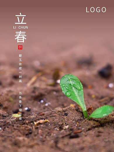 立春二十四节气活动海报