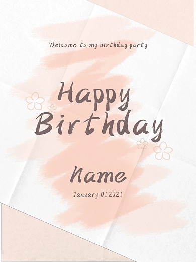 生日迎宾水牌指示牌