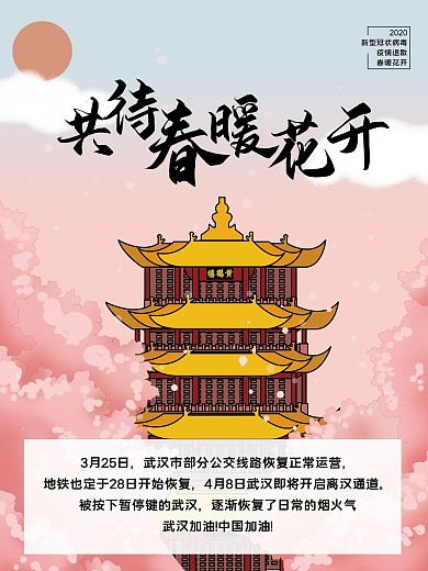 创意合成共待春暖花开