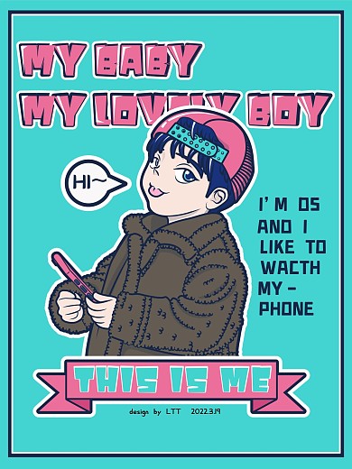 可爱宝贝儿童元素男孩