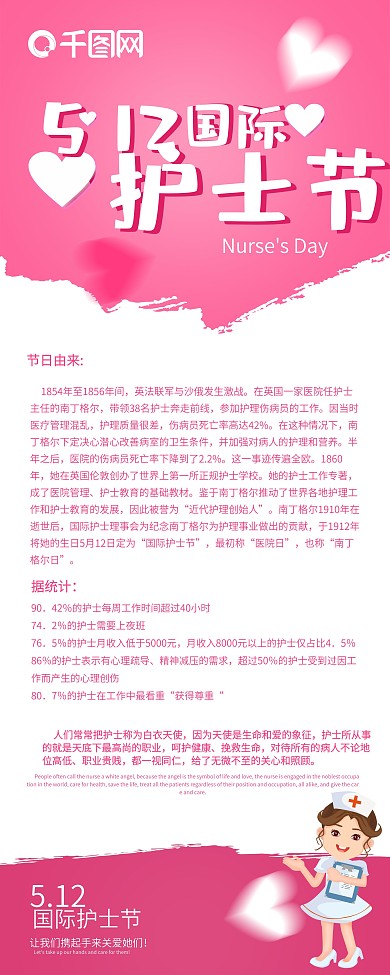 512国际护士节展架