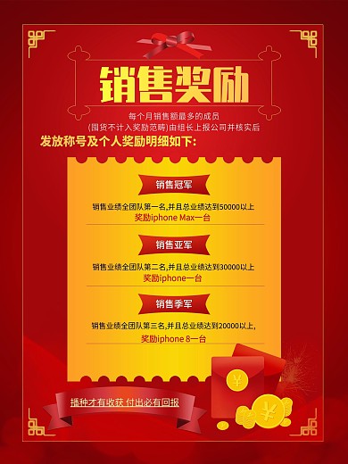 创意合成奖励海报