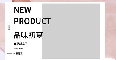 淘宝天猫简约女装海报