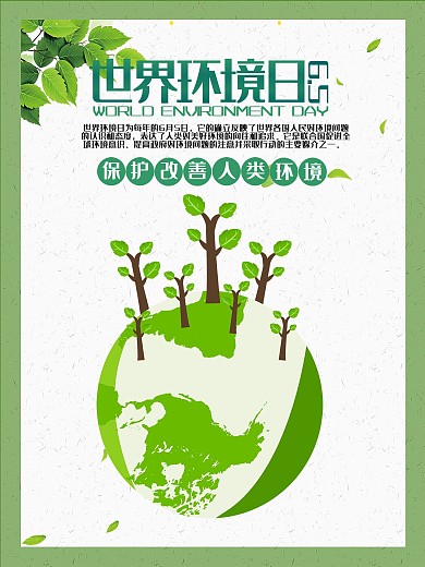 世界环境保护日海报