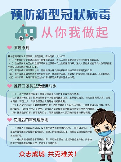 预防新型冠状病毒