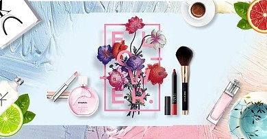 淘宝天猫化妆品宣传促销海报