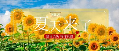 简约夏天来了公众号首图