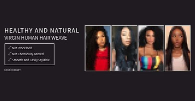 黑色星期五假发女装海报