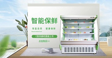 冷柜冰箱保鲜柜冰柜海报