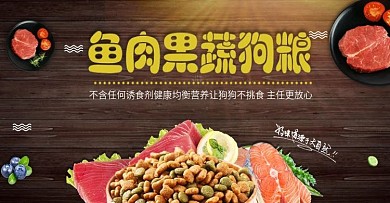 淘宝狗粮 狗粮海报