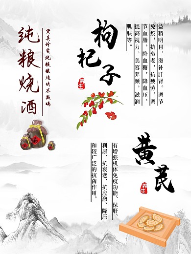 药酒药材功效广告