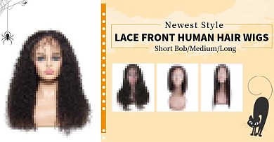 万圣节假发头套简约蜘蛛海报