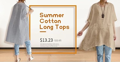 家居清新服装简约风棉麻款