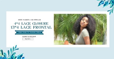 春天小清新假发女装海报