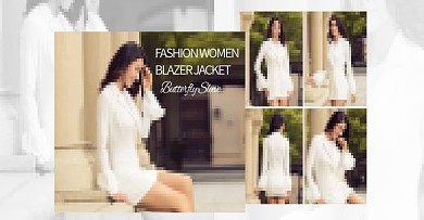 简约女装通用海报