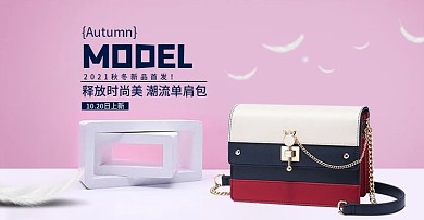 小清新简约女士包包海报