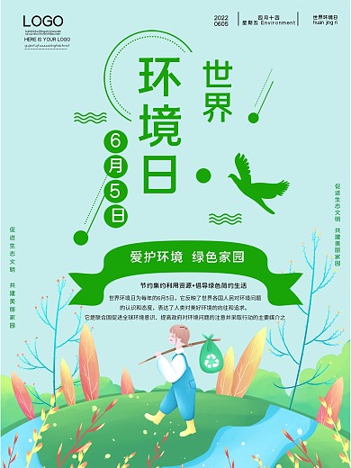 世界环境日公益宣传海报