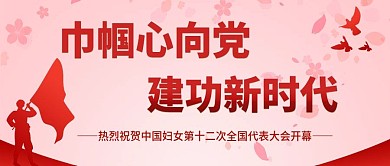 中国妇女十二大公众号首图