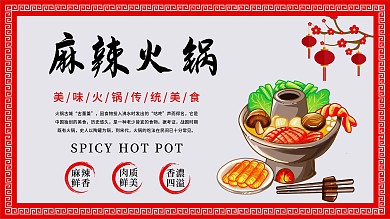 火锅文化宣传海报