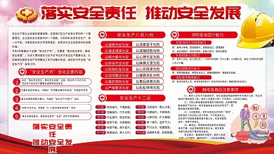 2021安全生产月落实安全责任推动安全发