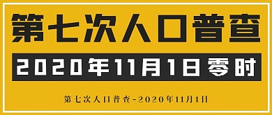 简约第七次人口普查宣传