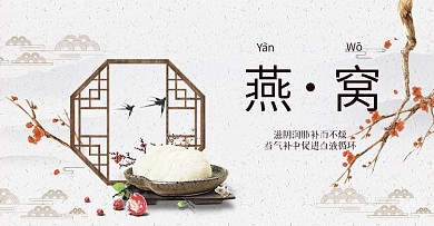 天猫淘宝上新食品保健品燕窝banner