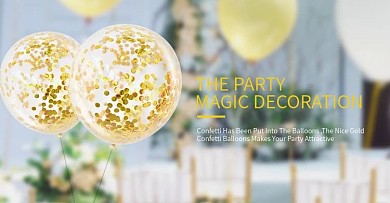 小清新唯美气球家居海报