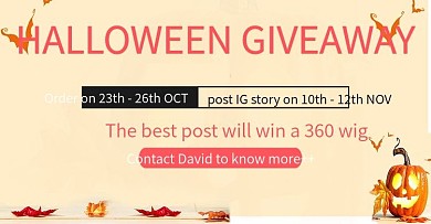 万圣节简约南瓜黄色海报