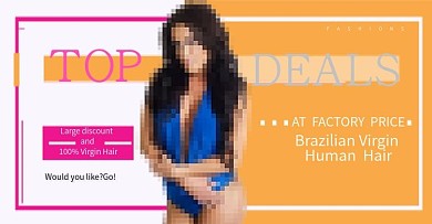 愚人节简约女装假发海报