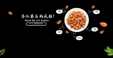 杏仁最后的疯狂简约大气轮播
