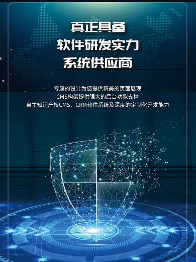 CRM系统软件研发DM宣传单