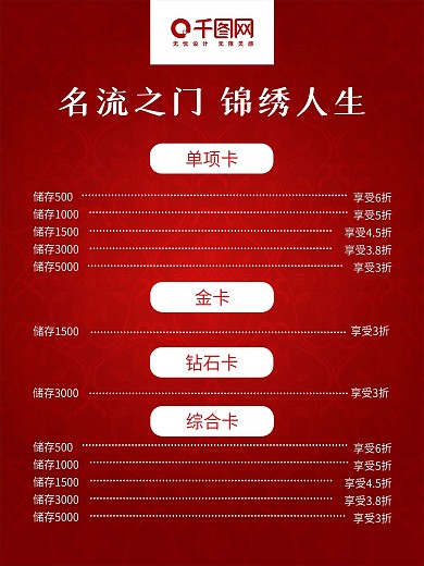 美发价目表立体素材