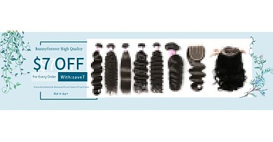 春天小清新假发简约海报