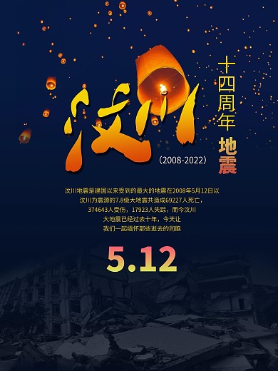 汶川512大地震十周年纪念