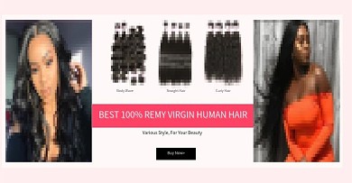 828大促简约假发女装海报