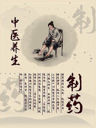 针灸保健养生宣传海报