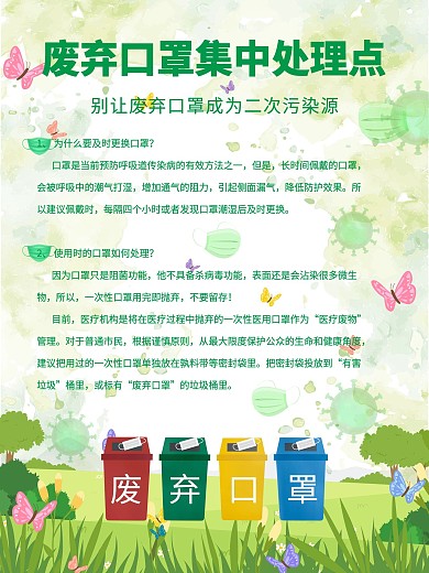 原创废弃口罩集中处理点