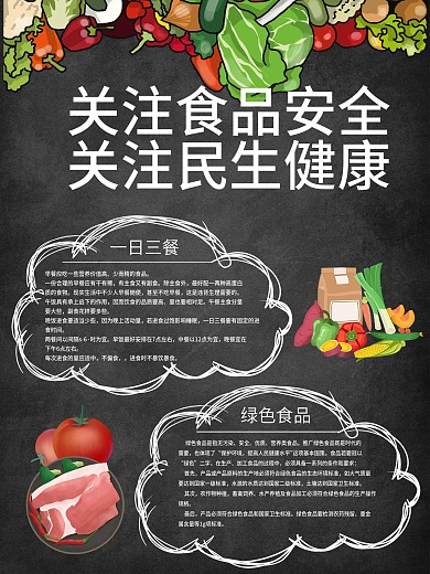 食品安全宣传海报