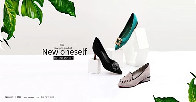 春季女鞋海报pc