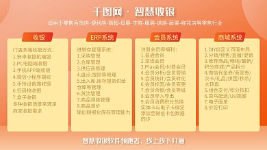 原创智慧收银banner海报