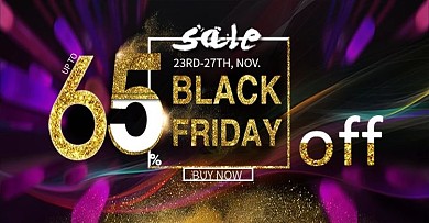 黑色星期五折扣海报