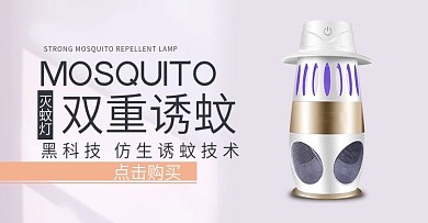 淘宝天猫电器灭蚊灯海报模版
