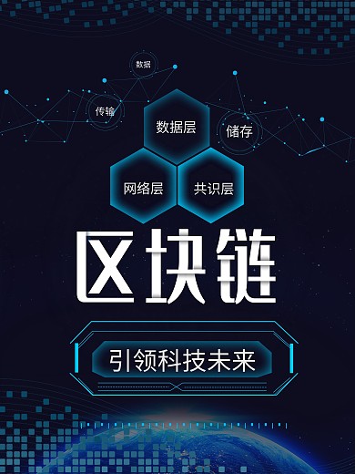 区块链科技创新海报