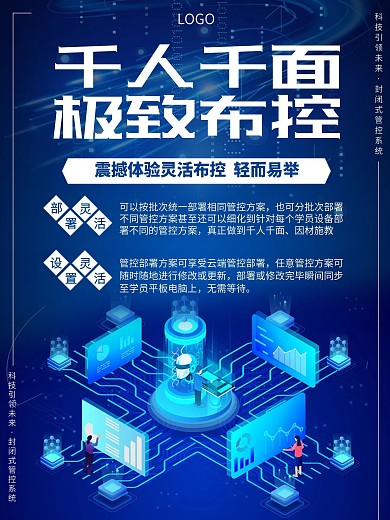 教育宣传科技海报