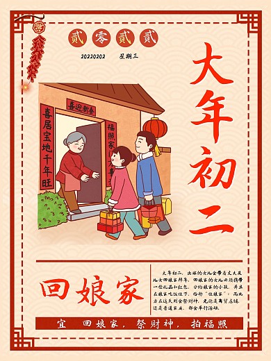 2021年大年初二回娘家海报
