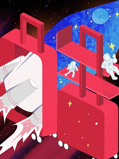 原创酷字体海报设计宇宙篇